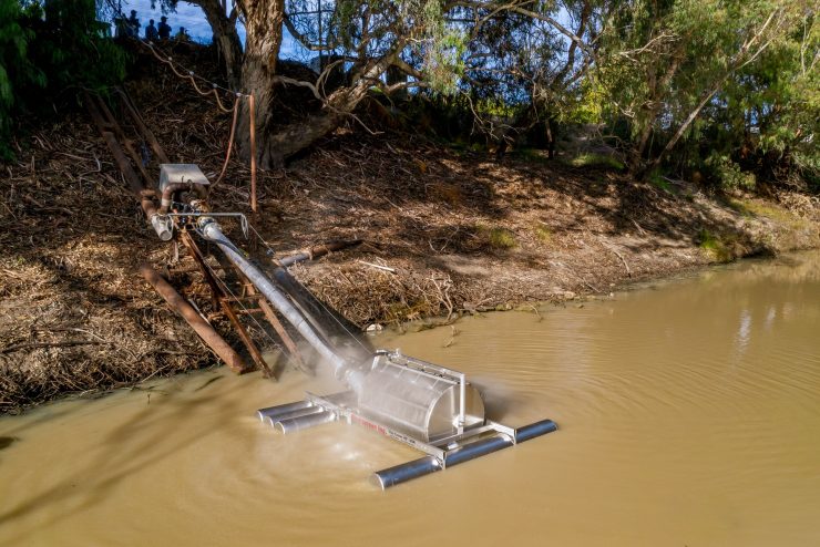 Porker Citrus River Screen Case Study - Fish Screens Australia