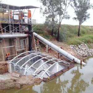 Progress flowing with early take-up of modern fish-protection screens